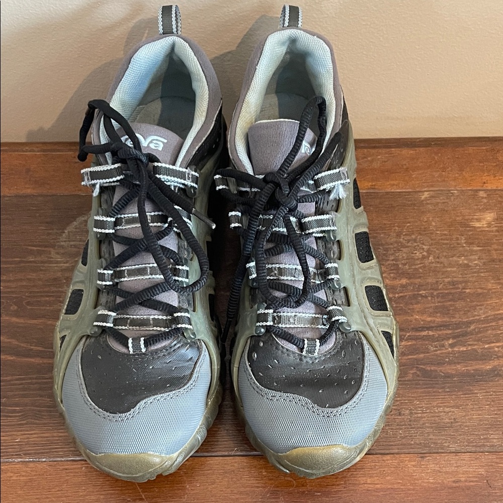 Teva Black and Gray Trail Shoes